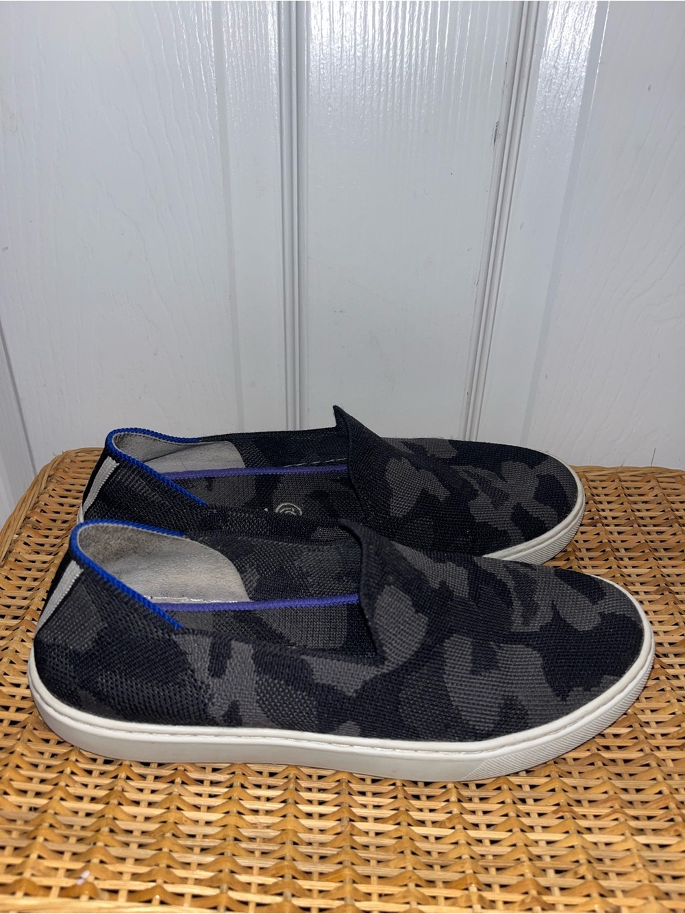 ROTHYS The Original Slip On Sneaker in Grey Camo